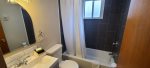Remodeled bathroom with shower/tub combo
